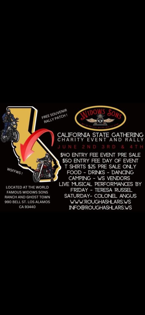 California Widows Sons State Gathering